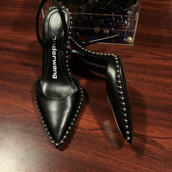 Alexander Wang Black Heeled Shoes Elegant Design - Picture 2 of 2
